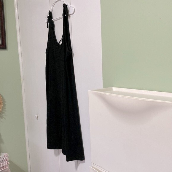 GAP Sun Dress Cover up Black Tie-Shoulder Large - Picture 8 of 10